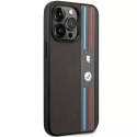 Pouzdro na telefon BMW BMHCP14L22PPMA pro Apple iPhone 14 Pro 6.1" šedá/šedá Tricolor M Collection