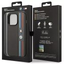 Pouzdro na telefon BMW BMHCP14L22PPMA pro Apple iPhone 14 Pro 6.1" šedá/šedá Tricolor M Collection