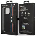 Pouzdro na telefon BMW BMHCP14L22PPMK pro Apple iPhone 14 Pro 6,1" černo/černá Tricolor M Collection