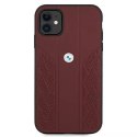 Etui BMW BMHCN61RSPPR do Apple iPhone 11/ Xr pevný obal Kožený Curve Perforate