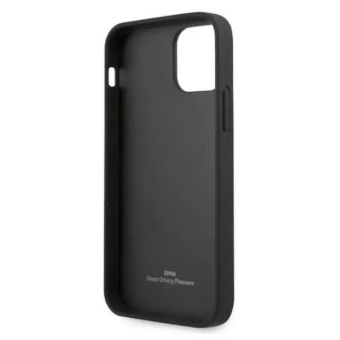 Etui BMW BMHCP12MRSPPK do Apple iPhone 12/12 Pro 6,1" pevné pouzdro Leather Curve Perforate