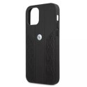 Etui BMW BMHCP12MRSPPK do Apple iPhone 12/12 Pro 6,1" pevné pouzdro Leather Curve Perforate