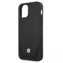 Etui BMW BMHCP12MRSWPK do Apple iPhone 12/12 Pro 6,1" pevné pouzdro kožené perforované