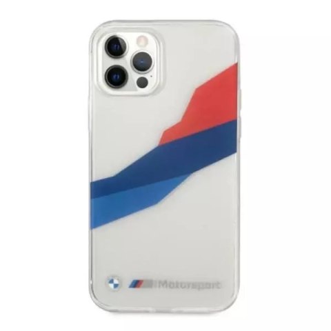 Etui BMW BMHCP12MSKTGT do Apple iPhone 12/ 12 Pro 6,1" pevný obal Motorsport Tricolor