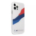 Etui BMW BMHCP12MSKTGT do Apple iPhone 12/ 12 Pro 6,1" pevný obal Motorsport Tricolor