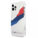 Etui BMW BMHCP12MSKTGT do Apple iPhone 12/ 12 Pro 6,1" pevný obal Motorsport Tricolor