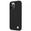 Etui BMW BMHCP13LSILBK do Apple iPhone 13/13 Pro 6,1" pevný obal silikonový podpis