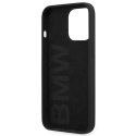 Etui BMW BMHCP13LSILBK do Apple iPhone 13/13 Pro 6,1" pevný obal silikonový podpis