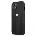 Etui BMW BMHCP13MRSPPK do Apple iPhone 13 6,1" pevné pouzdro Leather Curve Perforate