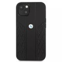 Etui BMW BMHCP13MRSPPK do Apple iPhone 13 6,1" pevné pouzdro Leather Curve Perforate