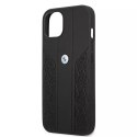 Etui BMW BMHCP13MRSPPK do Apple iPhone 13 6,1" pevné pouzdro Leather Curve Perforate