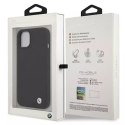 Etui BMW BMHCP13MSILBK do Apple iPhone 13 6,1" pevný obal silikonový podpis