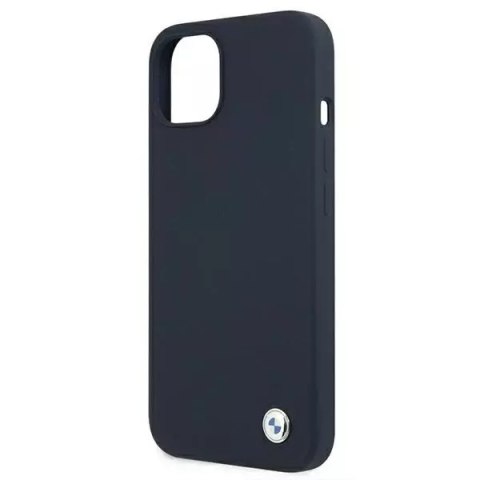 Etui BMW BMHCP13MSILNA pro iPhone 13 6,1" pevný kryt silikonový podpis