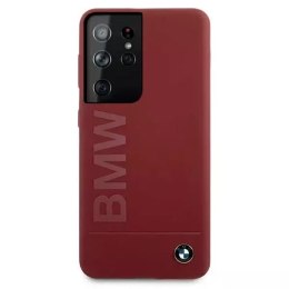 Etui BMW BMHCS21LSLBLRE do pevného pouzdra Samsung Galaxy S21 Ultra G998 silikonové podpisové logo