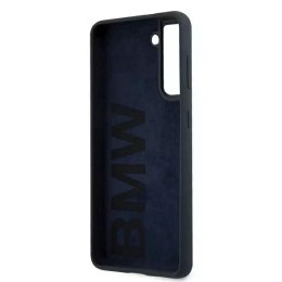 Etui BMW BMHCS21SSILNA do pevného pouzdra Samsung Galaxy S21 G991 silikonový podpis