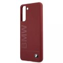 Etui BMW BMHCS21SSLBLRE do pevného pouzdra Samsung Galaxy S21 G991 silikonové podpisové logo