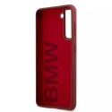 Etui BMW BMHCS21SSLBLRE do pevného pouzdra Samsung Galaxy S21 G991 silikonové podpisové logo