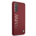 Etui BMW BMHCS21SSLBLRE do pevného pouzdra Samsung Galaxy S21 G991 silikonové podpisové logo