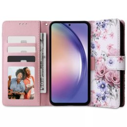 Etui portfel Wallet do Samsung Galaxy A54 5G Blossom Flower