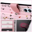 Etui portfel Wallet pro Samsung Galaxy A54 5G Garden Pink