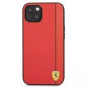 Ferrari iPhone 13 mini 5,4" pouzdro červené/červené pevné pouzdro On Track Carbon Stripe