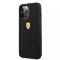 Ferrari iPhone Phone 13 Pro / 13 6,1" pouzdro černé/černé pevné silikonové pouzdro MagSafe