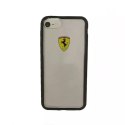 Obal na telefon Ferrari Hardcase iPhone 7/8 /SE 2020 / SE 2022 transparentní/černý