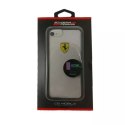 Obal na telefon Ferrari Hardcase iPhone 7/8 /SE 2020 / SE 2022 transparentní/černý