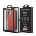 Pouzdro Ferrari iPhone 12/12 Pro červené/červené pevné pouzdro Off Track Quilted