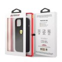 Pouzdro Ferrari iPhone 13 6,1" černo/černé pevné silikonové pouzdro
