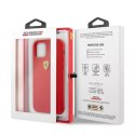 Pouzdro Ferrari iPhone 13 6,1" červené/červené pevné silikonové pouzdro