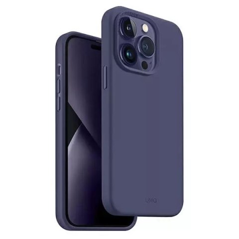 Pouzdro UNIQ Lino pro Apple iPhone 14 Pro 6.1" fialová/fialová obr