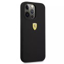 Pouzdro pro Ferrari iPhone 13 Pro / 13 6,1" černo/černé pevné silikonové pouzdro