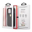 Pouzdro pro Ferrari iPhone 13 Pro / 13 6,1" černo/černé pevné silikonové pouzdro