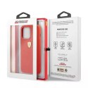 Silikonové pouzdro na telefon Ferrari iPhone 13 Pro / 13 6,1" červené/červené Hardcase