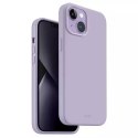 UNIQ Lněné pouzdro pro Apple iPhone 14 6,1" lila/lila levandule