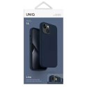 UNIQ etui Lino do Apple iPhone 14 6,1" niebieski/mořská modrá