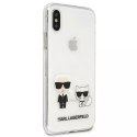 Etui Karl Lagerfeld KLHCI65CKTR do pevného pouzdra pro iPhone Xs Max Karl