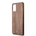 Pevné pouzdro Etui Mercedes MEHCS67VWOLB na Samsung Galaxy S20 Plus G985 Wood Line Walnut