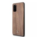 Pevné pouzdro Etui Mercedes MEHCS67VWOLB na Samsung Galaxy S20 Plus G985 Wood Line Walnut