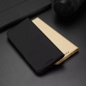 Dux Ducis Skin Pro pouzdro Xiaomi Poco C40 flip cover card stojánek na peněženku černý