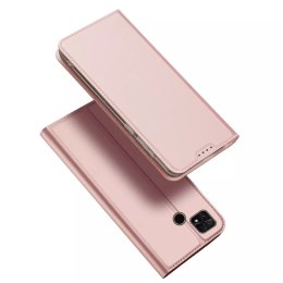 Dux Ducis Skin Pro pouzdro Xiaomi Poco C40 flip cover stojánek na peněženku růžový