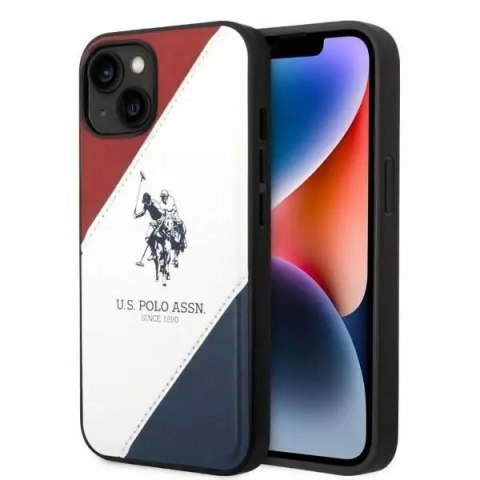 Etui telefonu US Polo Tricolor Embossed iPhone 14 6,1"
