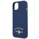 US Polo Silicone Collection Coque pour iPhone 13 mini 5.4" bleu marine/bleu marine