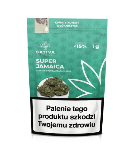 CBD Kwiaty Konopi " SUPER JAMAICA" 1 g