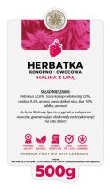 Herbatka konopno owocowa "MALINA Z LIPĄ" 500g