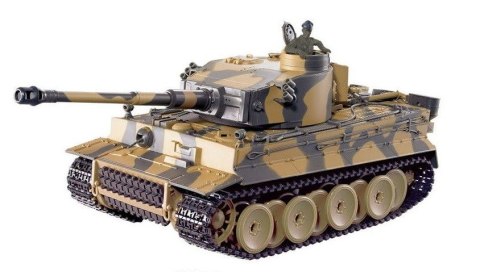 German Tiger ASG 1:24 27MHz/40MHz RTR Strzela kulkami BB- Zielony