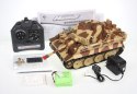 German Tiger ASG 1:24 27MHz/40MHz RTR Strzela kulkami BB- Zielony