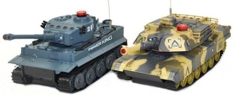 Zestaw wzajemnie walczących czołgów German Tiger i Abrams RTR 1:32 2.4GHz