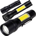 LATARKA TAKTYCZNA LED COB ZOOM XML T6 AKU USB